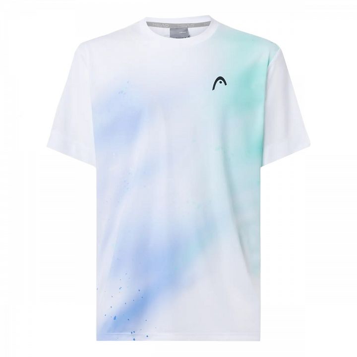 Head Topspin T-Shirt Turquoise / Print Vision